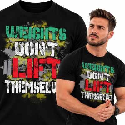 KOSZULKA NA SIŁOWNIĘ WEIGHTS